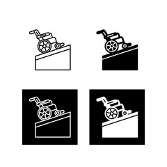 Sticker - Ramp Vector Icon