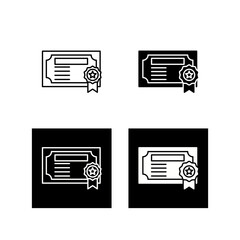 Sticker - Certificate Vector Icon