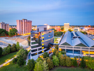 Wall Mural - Newport News, Virginia, USA Cityscape