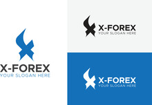 X Letter Logo, X Forex Logo, X Logo,