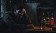 © Purple_Lamp - Man amidst alcohol.