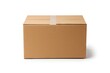 © Wuttichai - Versatile cardboard boxes on white background isolated. Shipping to storage brown cartons are epitome of functionality. Blank and ready for labels symbolize of safe transportation and secure packaging