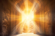 Divine Gate Entrance To Heaven Generative Ai