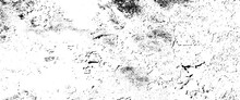 Vector Black And White Grunge Texture With Black Ink, Abstract Grunge Surface Texture Background.