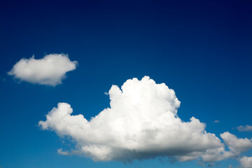 Wall Mural - blue sky with clouds