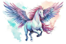 Beauty Background Fantasy Horse Pegasus Magical Wings White Unicorn Animal Mythology Nature