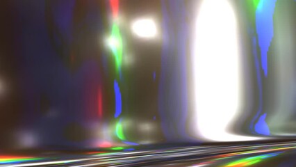 Poster - Abstract light glowing studio background animation
