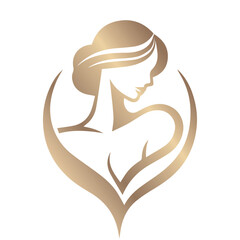 Wall Mural - Woman Beauty Logotype