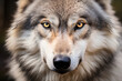 © ADDICTIVE STOCK - Soulful Wolf Eyes Reflection. Generative AI