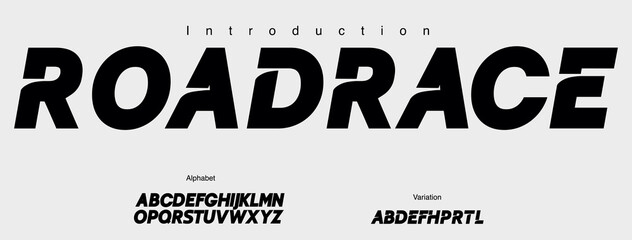 Wall Mural - typography urban style alphabet fonts for fashion, sport, technology, digital, movie, logo design, v