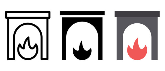 Fireplace icon