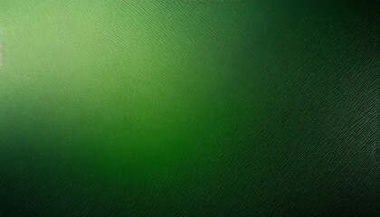 Wall Mural - dark green color gradient abstract background with grain texture