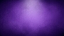 Abstract Purple Background Banner White Soft Spotlight Shining In Center With Texture Design In Elegant Painted Purple Wall Backdrop