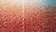 Ombre Red Mosaic Background Illustration Illustration