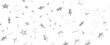 © vegefox.com - Silver star of confetti.