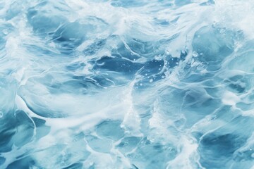 Poster - A close-up shot capturing the beauty and power of a wave in the ocean. Perfect for illustrating the raw energy of nature.