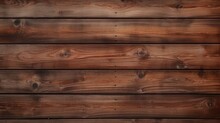 Textured Brown Wood Background Close-up Surface. A Wooden Plank With A Detailed Texture Backdrop