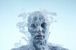 © Boraryn - man made out of water on white background