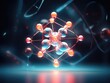 Detailed 3D Rendering of Hydrogen and Helium Atoms Structures with Electron