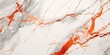 White and orange marble surface, abstract background