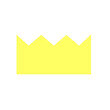 シンプルな黄色の王冠