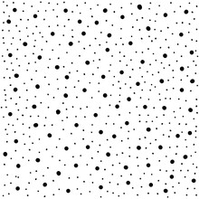 Abstract Dotted Seamless Pattern. Doodle Snow Or Polka Dot Background. Vector Irregular Texture With Random Hand Drawn Spots.