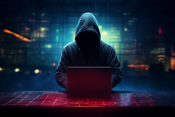 hacker in the hood, hacker in the darkroom, internet security concept, hacking, online virus infecti