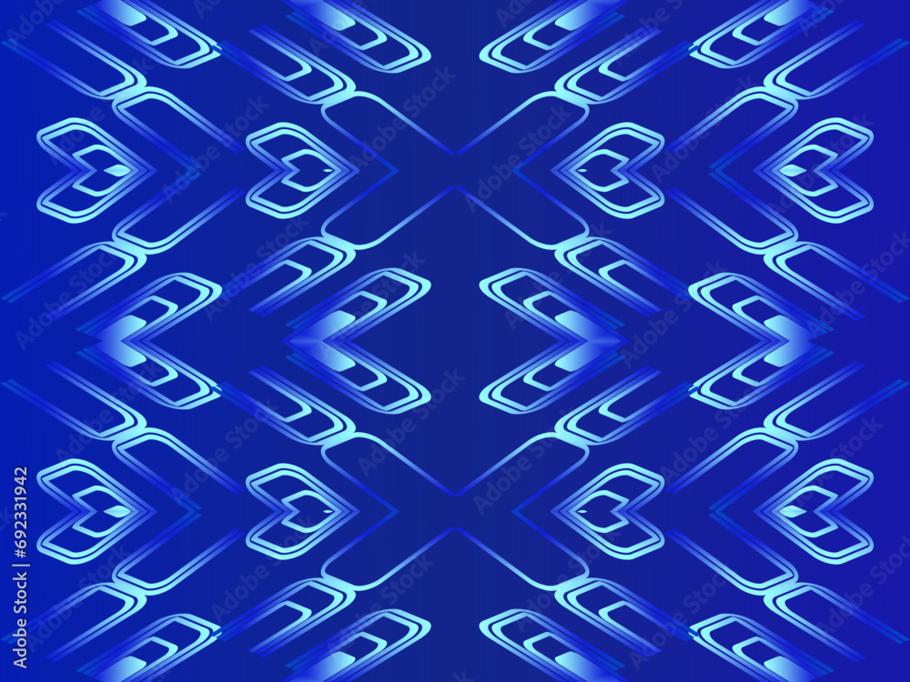Premium background design with blue modern pattern. Vector horizontal ...
