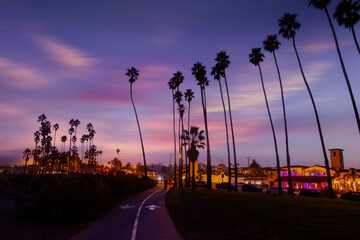 Wall Mural - Santa Barbara Harbor Marina Ships Bay California
