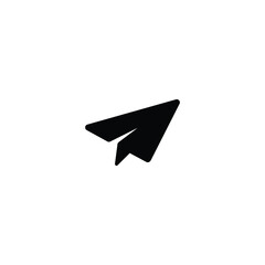 Poster - Send message icon. Paper Plane sign vector for web site Computer and mobile app