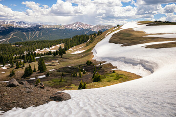 Wall Mural - Spring landscape in the Eagles Nest Wilderness, Colorado