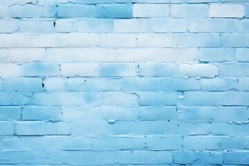 Blue brick wall background concept