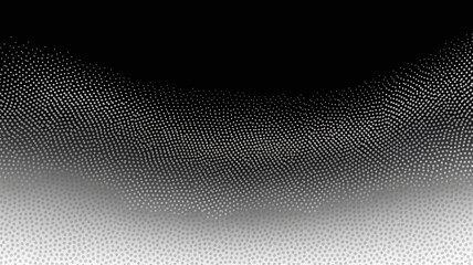 Wall Mural - the halftone texture is monochrome chaotic background regular
