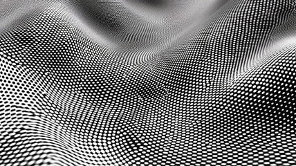 Wall Mural - the halftone texture is monochrome chaotic background surface