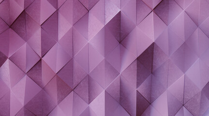 Wall Mural - Random shifted Wall background with tiles. Futuristic, triangle tile pattern Wallpaper with 3D. 3D Render