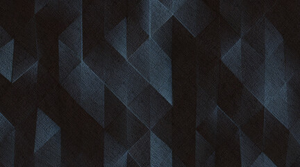 Wall Mural - Random shifted Wall background with tiles. Futuristic, triangle tile pattern Wallpaper with 3D. 3D Render