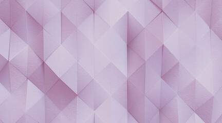 Wall Mural - Random shifted Wall background with tiles. Futuristic, triangle tile pattern Wallpaper with 3D. 3D Render
