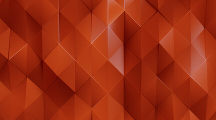 Wall Mural - Random shifted Wall background with tiles. Futuristic, triangle tile pattern Wallpaper with 3D. 3D Render