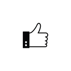 Wall Mural - like hand icon, like hand sign vector for web site computer and mobile app