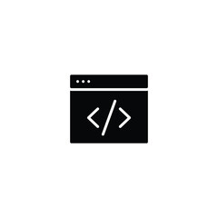 Poster - browser icon, web icon, website sign vector for web site computer and mobile app