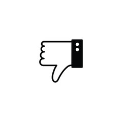 Poster - Hand dislike icon, unlike sign vector for web site Computer and mobile app