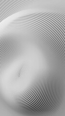 Wall Mural - White circular object with black background and white background. Vertical looped animation.