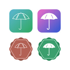 Poster - Umbrella Vector Icon