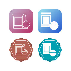 Sticker - Bakery Yeast Vector Icon