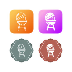 Wall Mural - Grill Vector Icon