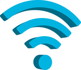 Poster - Free wi fi icon. Connection zone wifi vector symbol. Radio waves signal.