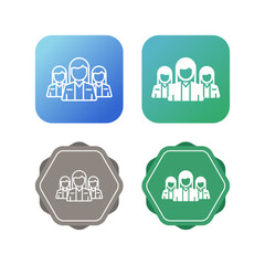 Sticker - Followers Vector Icon