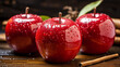 red apple HD 8K wallpaper Stock Photographic Image 