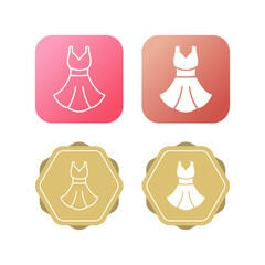 Poster - Dress Vector Icon