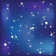 Night sky with stars. Star pattern vector design. Stary night background.